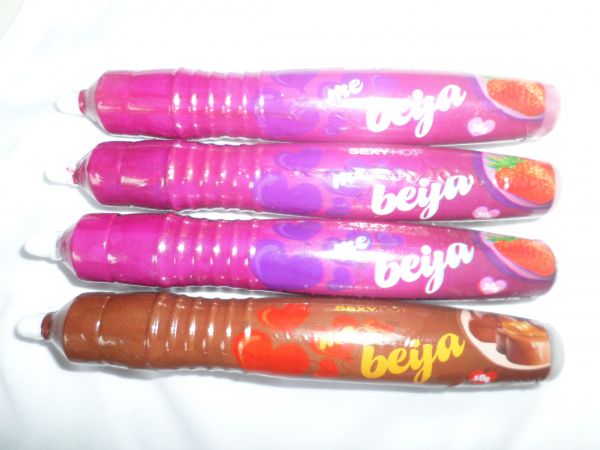 Caneta Comestível Me Beija  20 g  Morango